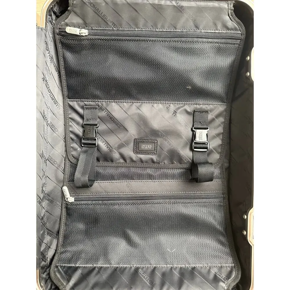 Rare Gold Zero Halliburton International Carry-On Luggage - Vintage